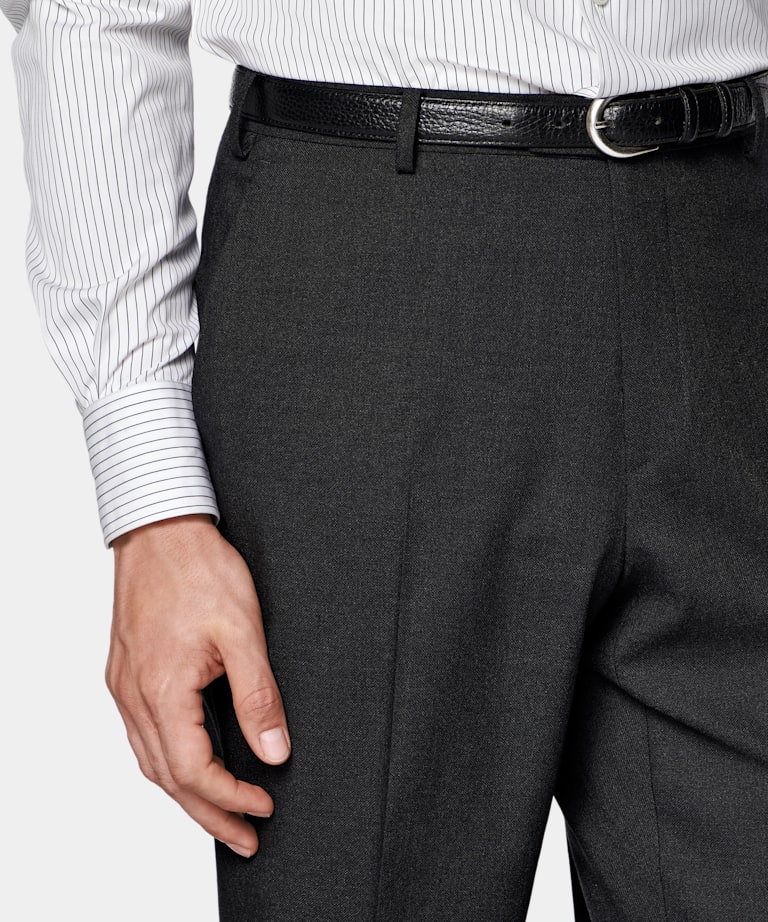 Dark Grey Tailored Fit Havana Suit