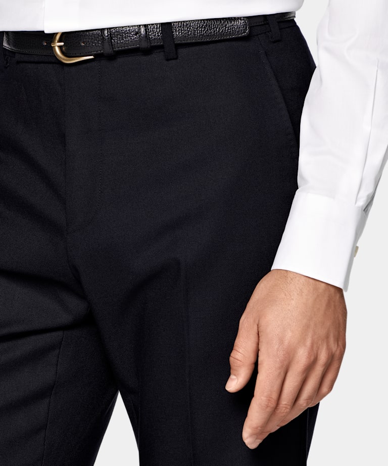 Navy Tailored Fit Havana Suit
