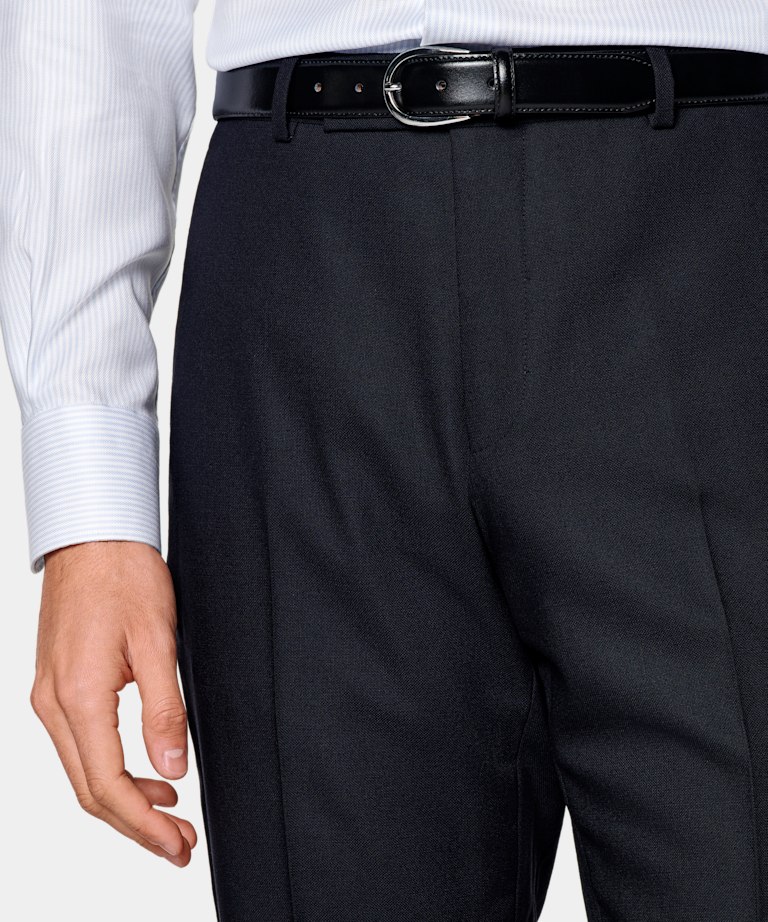 Navy Tailored Fit Havana Suit