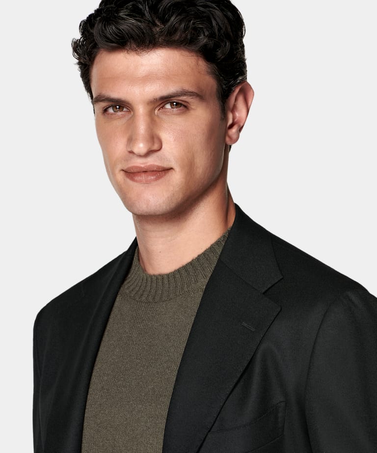 Roma Anzug schwarz Relaxed Fit