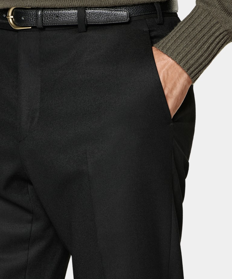 Roma Anzug schwarz Relaxed Fit