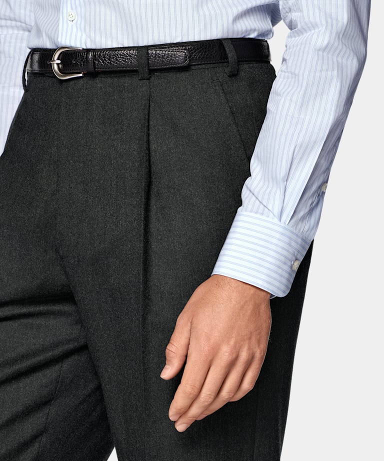 Dark Grey Tailored Fit Havana Suit