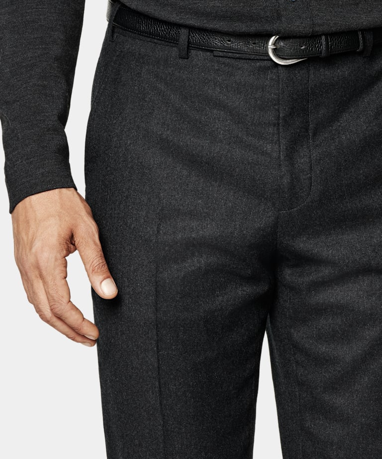 Traje Havana gris oscuro corte Tailored