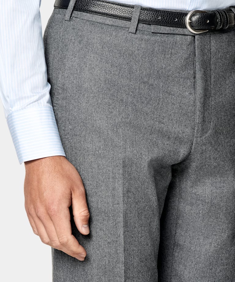 Mid Grey Tailored Fit Havana Suit