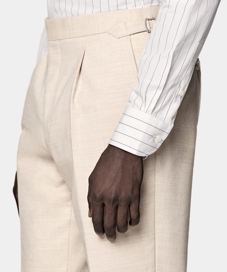 Sand Tailored Fit Havana Suit