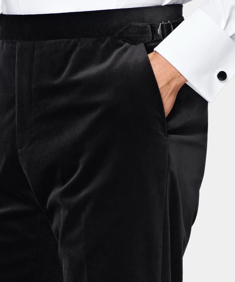 Black Tailored Fit Havana Tuxedo