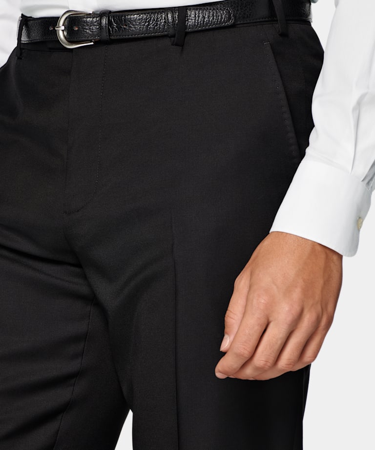 Black Tailored Fit Havana Suit