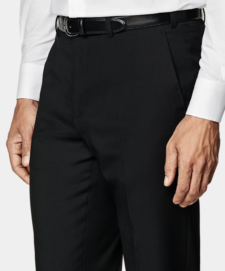Black Tailored Fit Havana Suit
