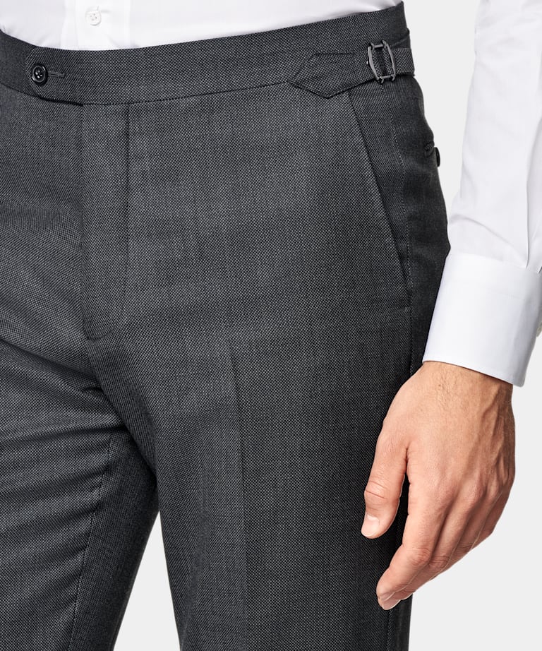  Dark Grey Tailored Fit Havana Suit