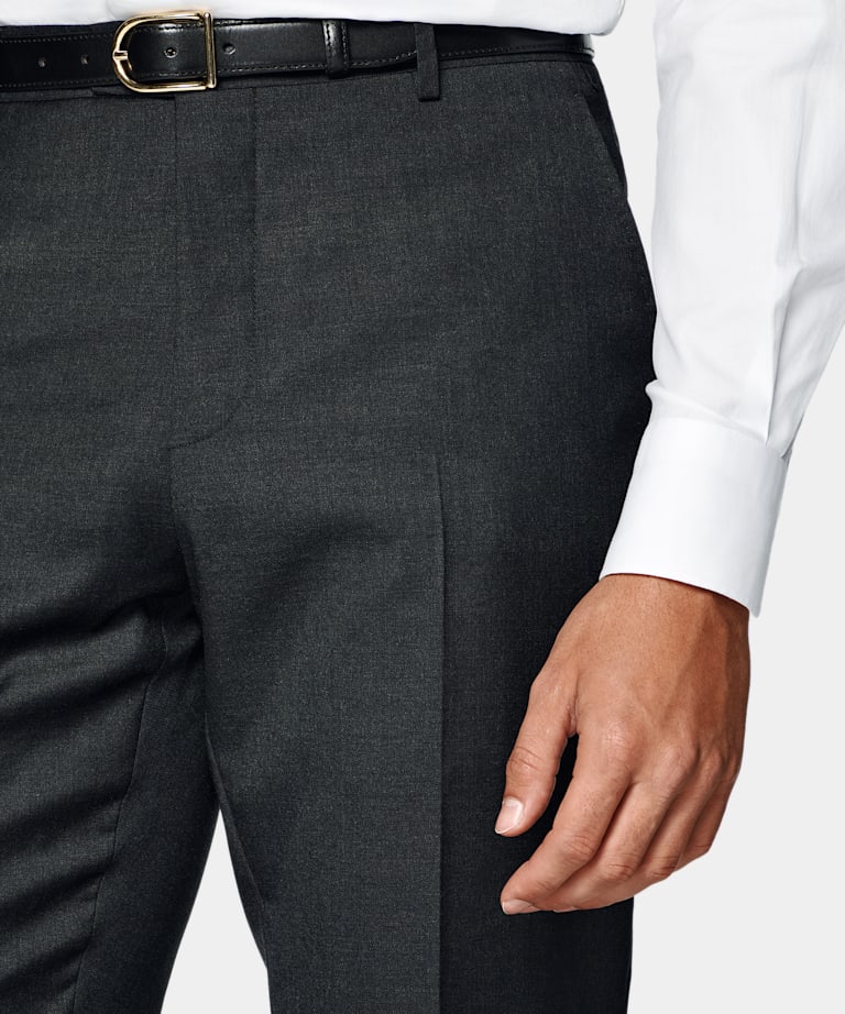 Dark Grey Perennial Tailored Fit Havana Suit