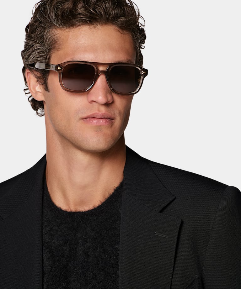 Black Tailored Fit Milano Suit