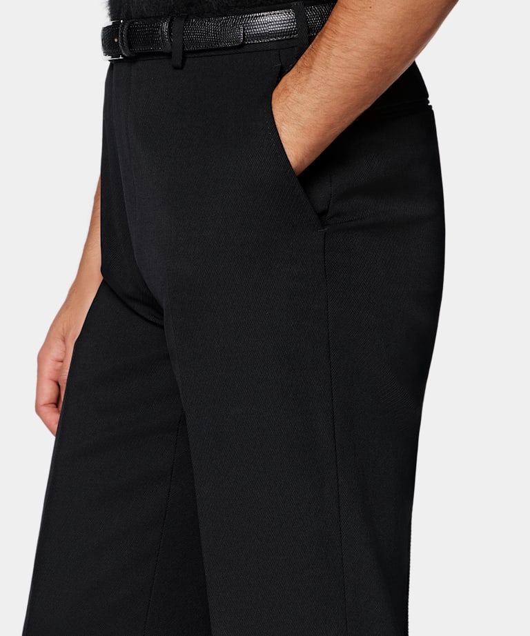 Black Tailored Fit Milano Suit