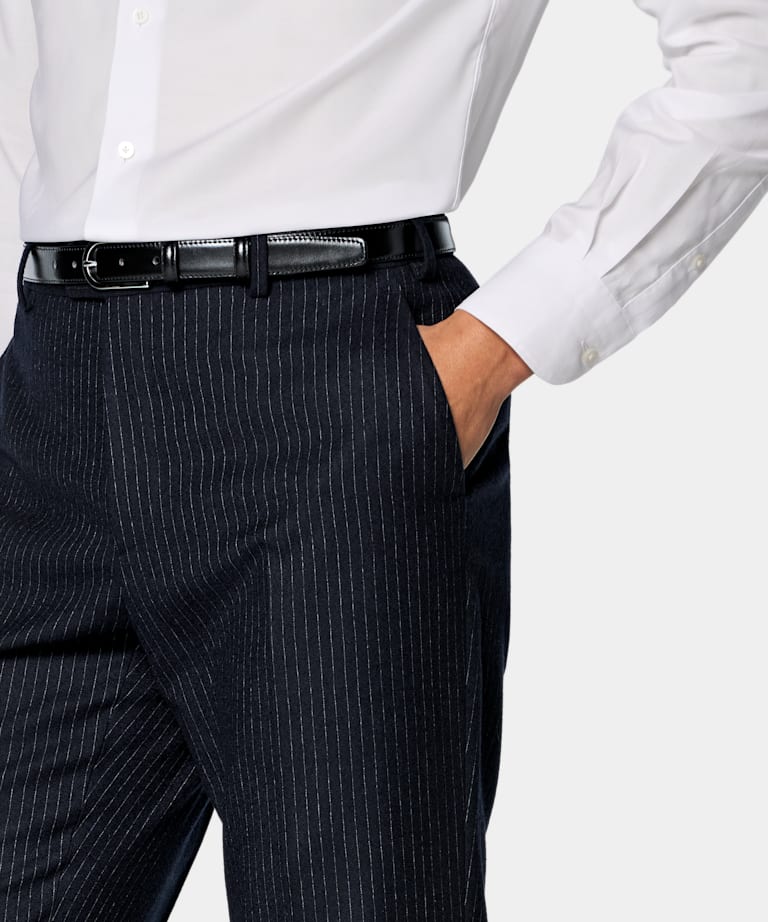 Navy Relaxed Fit Roma Suit