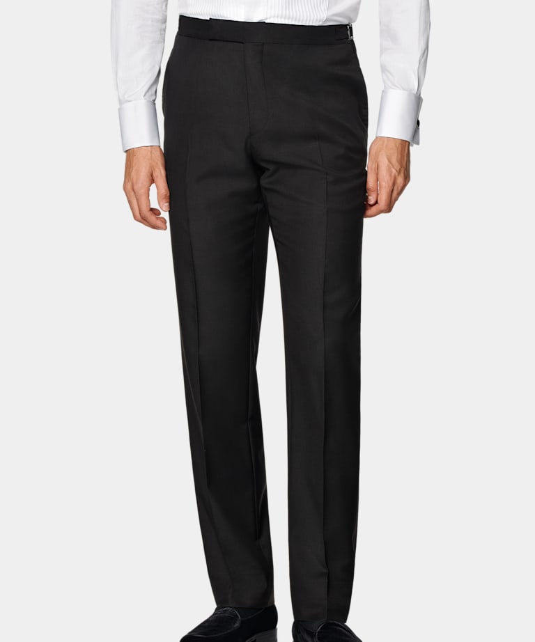 Black Three-Piece Tailored Fit Havana Tuxedo