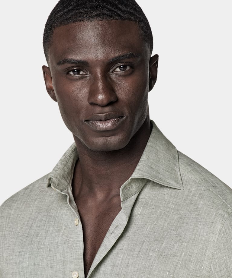 Light Green Relaxed Fit Shirt