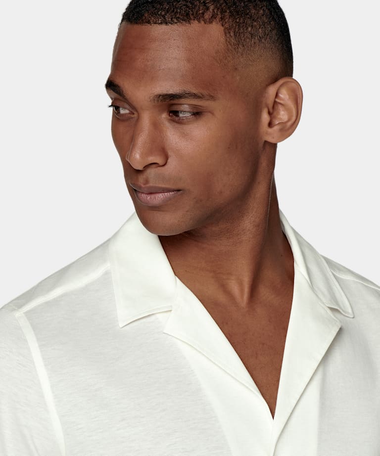 Off-White Camp Collar Extra Slim Fit Shirt