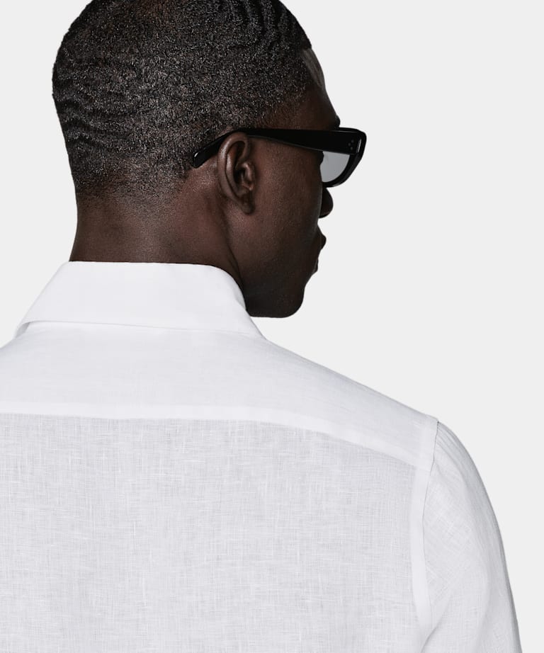 White Slim Fit Shirt