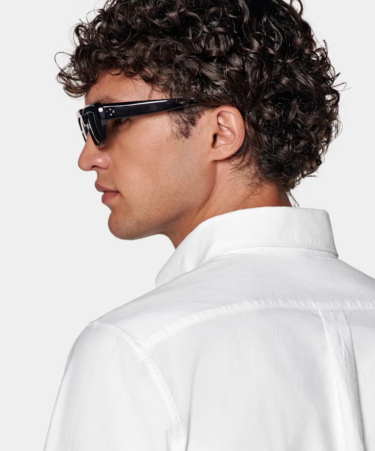 White Oxford Slim Fit Shirt