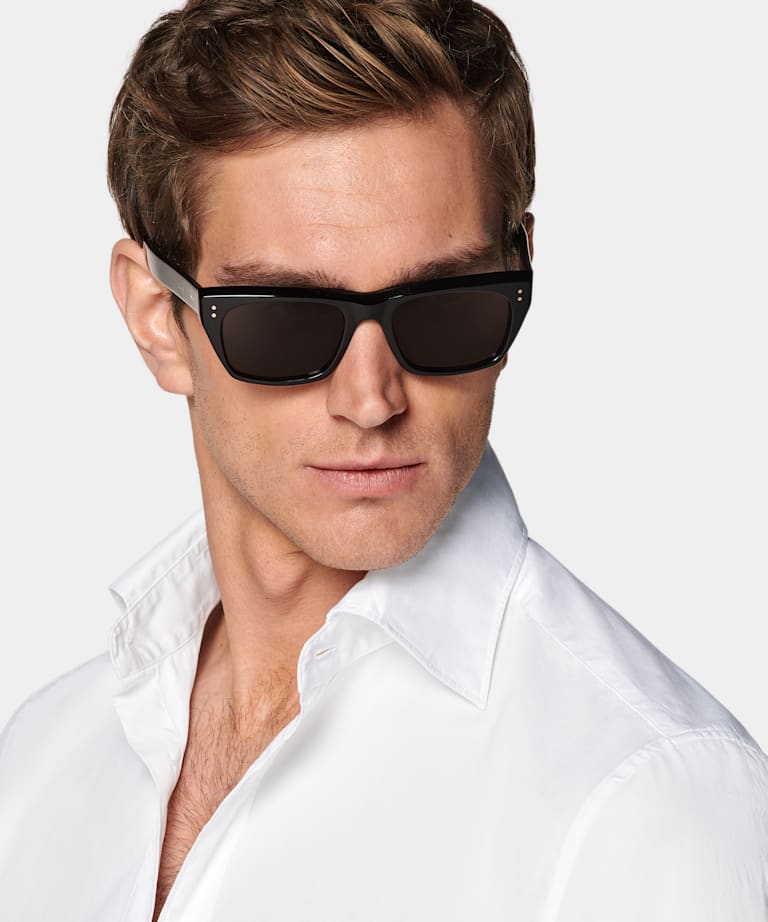 White Poplin Slim Fit Shirt