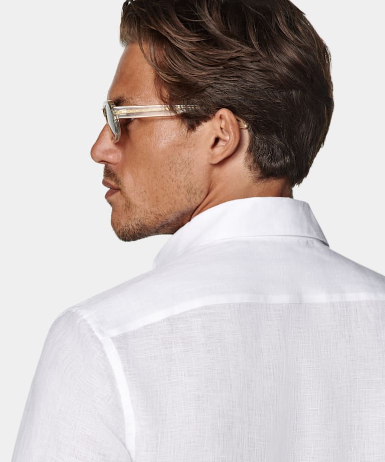 White Tailored Fit Shirt