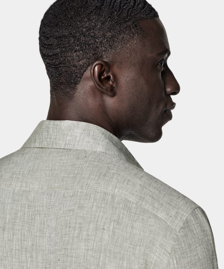 Light Green Tailored Fit Shirt