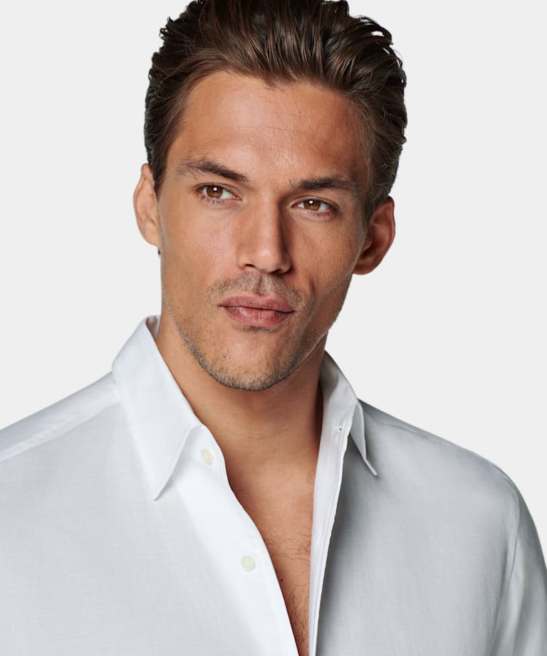 White Tailored Fit Shirt