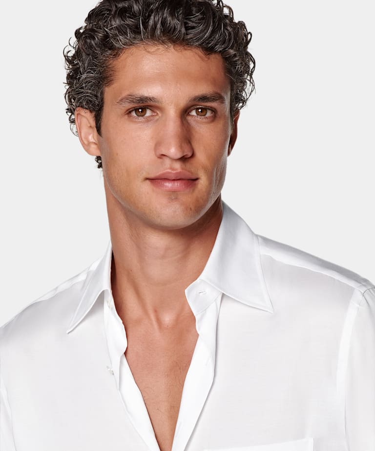 White Tailored Fit Shirt