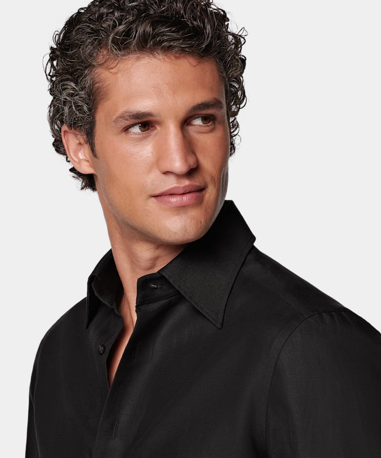 Black Relaxed Fit Shirt