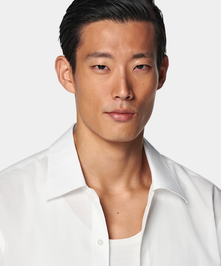 White Tailored Fit Shirt
