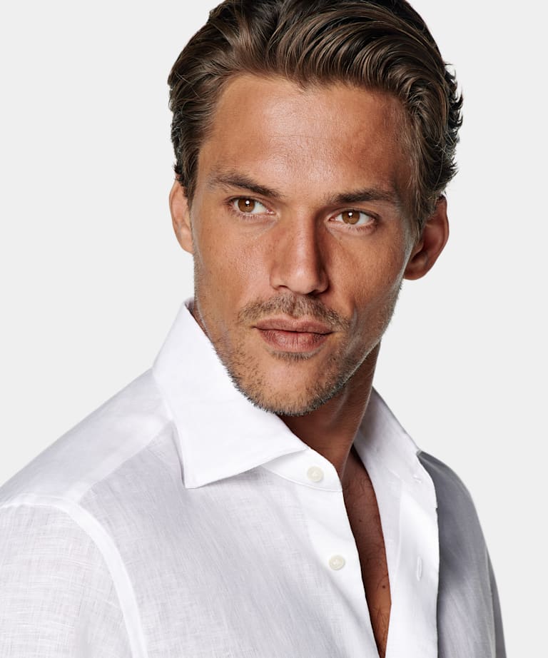 White Relaxed Fit Shirt
