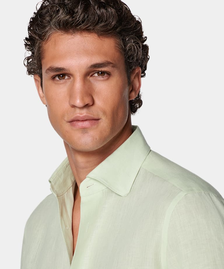 Light Green Relaxed Fit Shirt