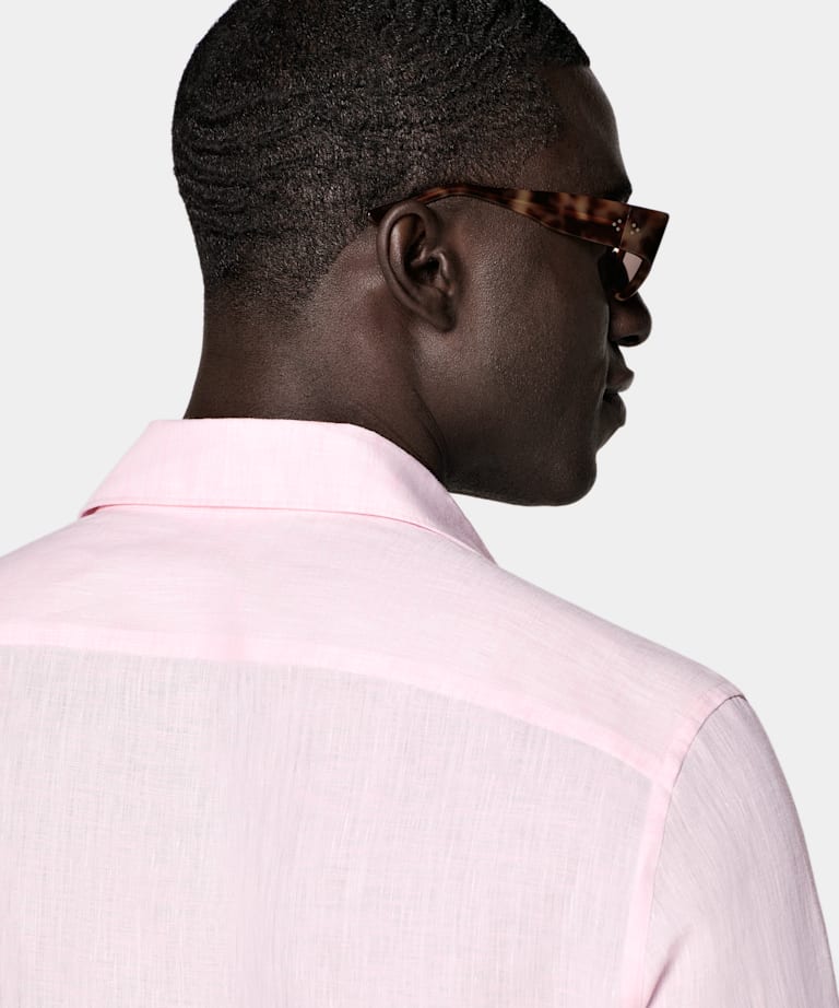 Pink Linen Shirt
