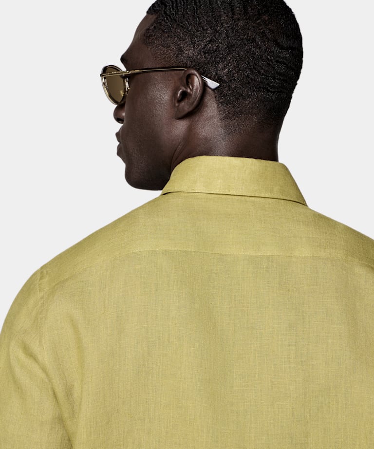 Light Green Linen Shirt