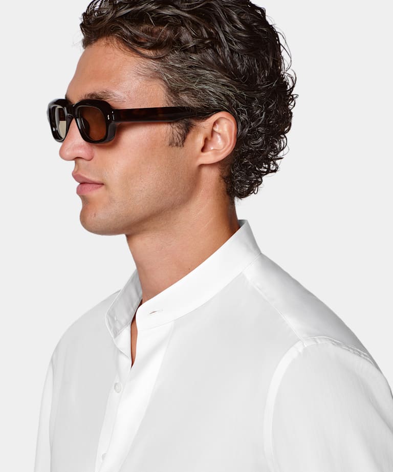 Off-White Lyocell SIlk Shirt