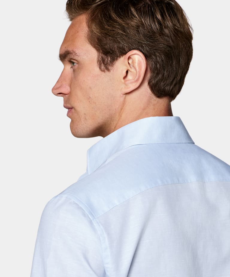 Light Blue Classic Collar Shirt