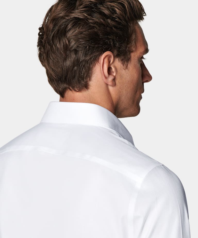 White Royal Oxford Slim Fit Shirt