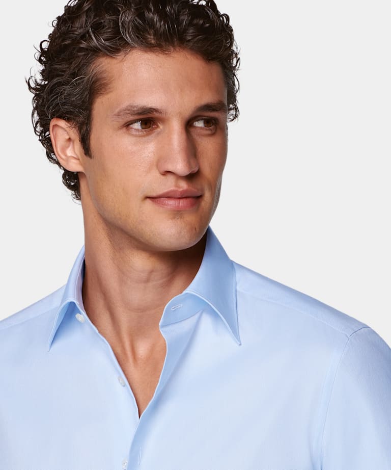 Light Blue Classic Collar Shirt