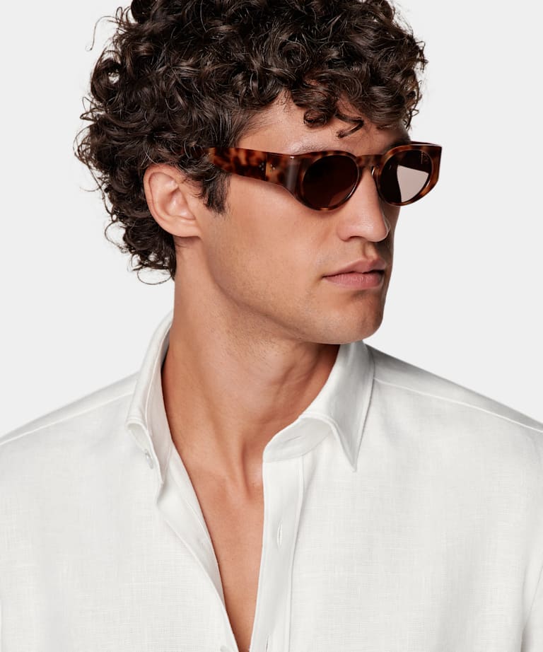 Camisa blanca corte Tailored