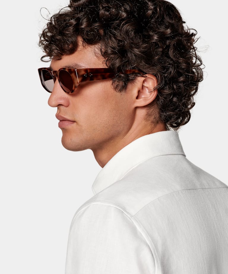 Camisa blanca corte Tailored