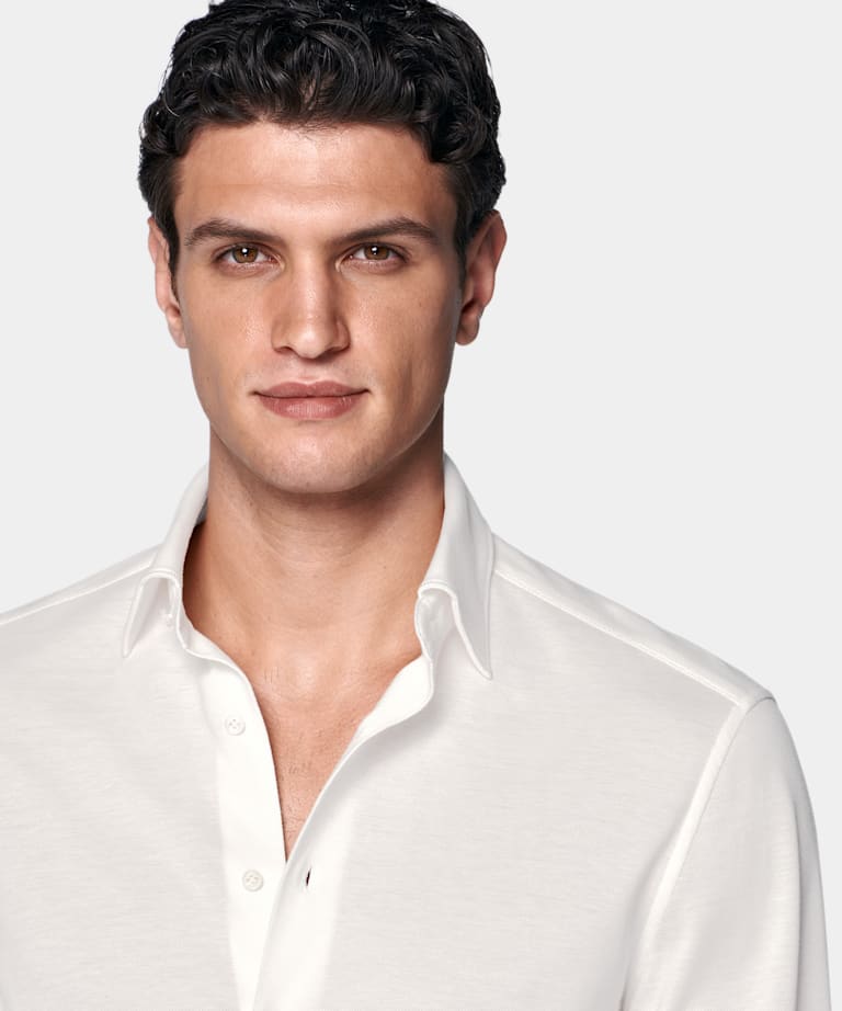 Off-White Cotton Shirt