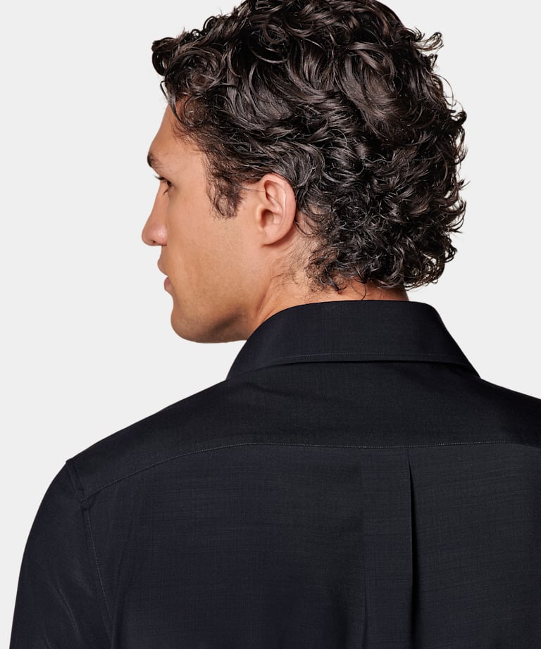 Navy Tailored Fit Shirt