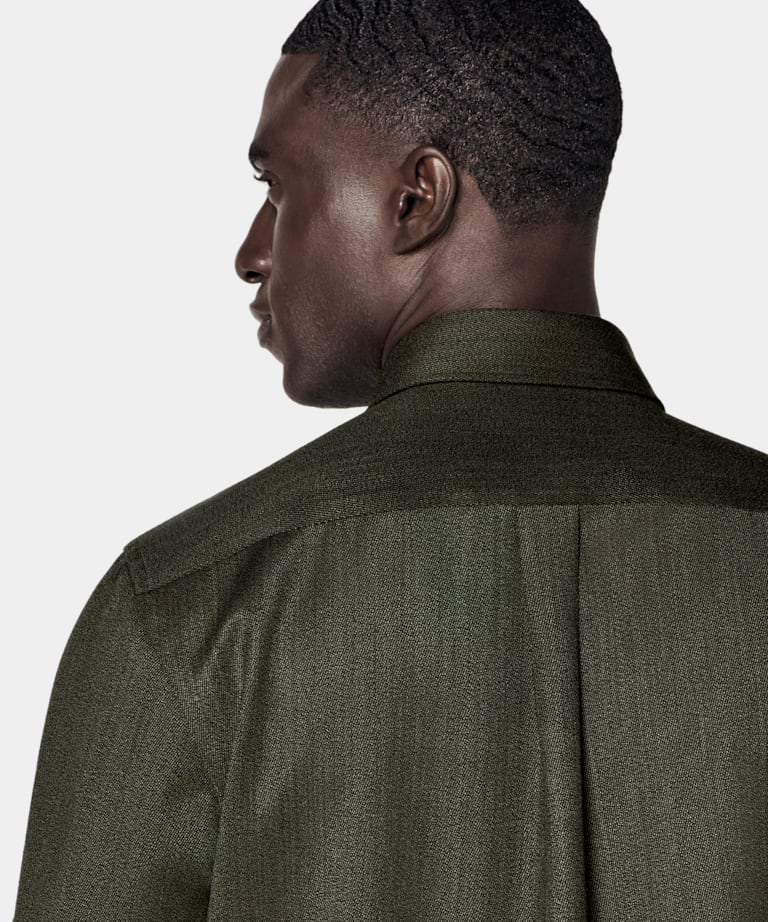 Green Wool Shirt