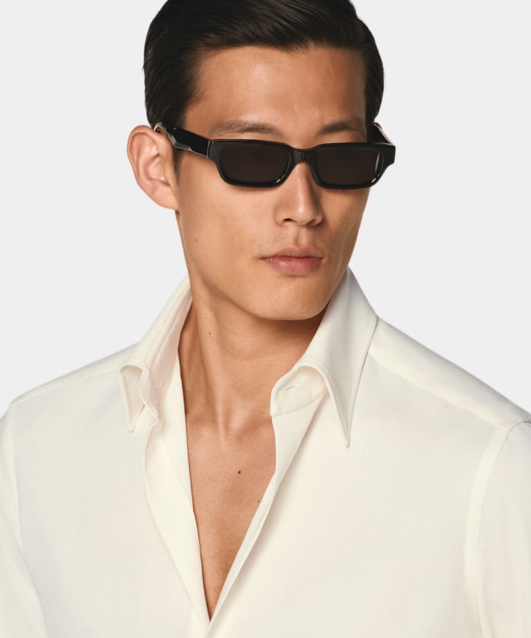 Off-White Wool Shirt