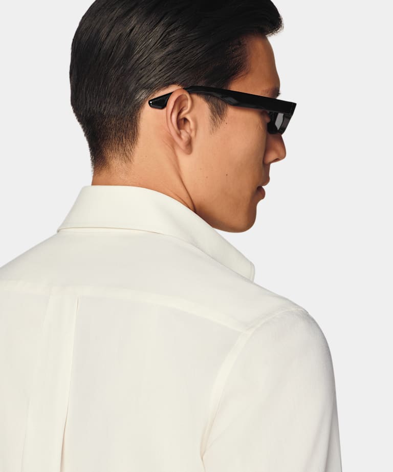 Off-White Wool Shirt