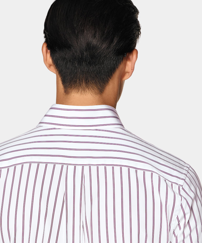 Dark Red Cotton Shirt