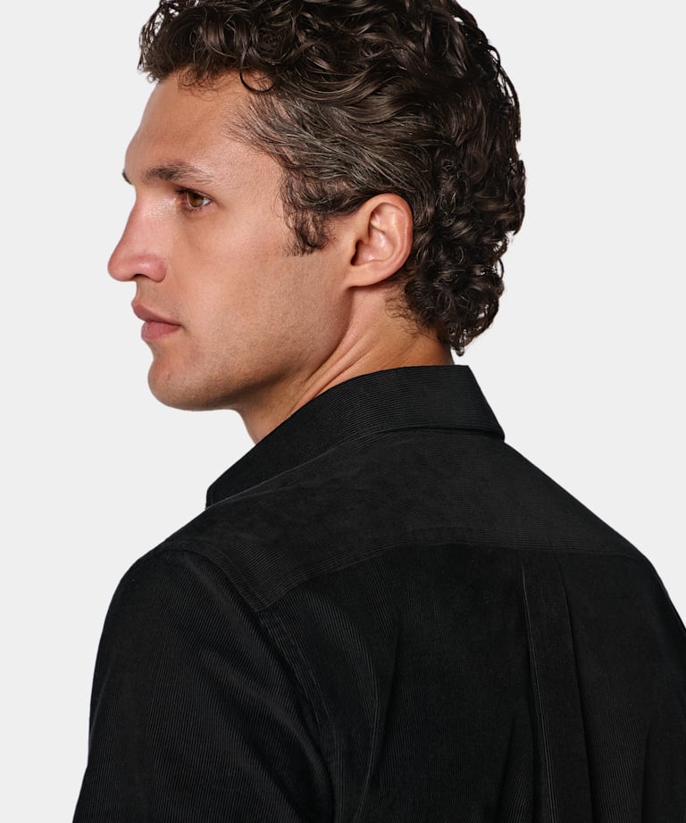 Black Corduroy Shirt