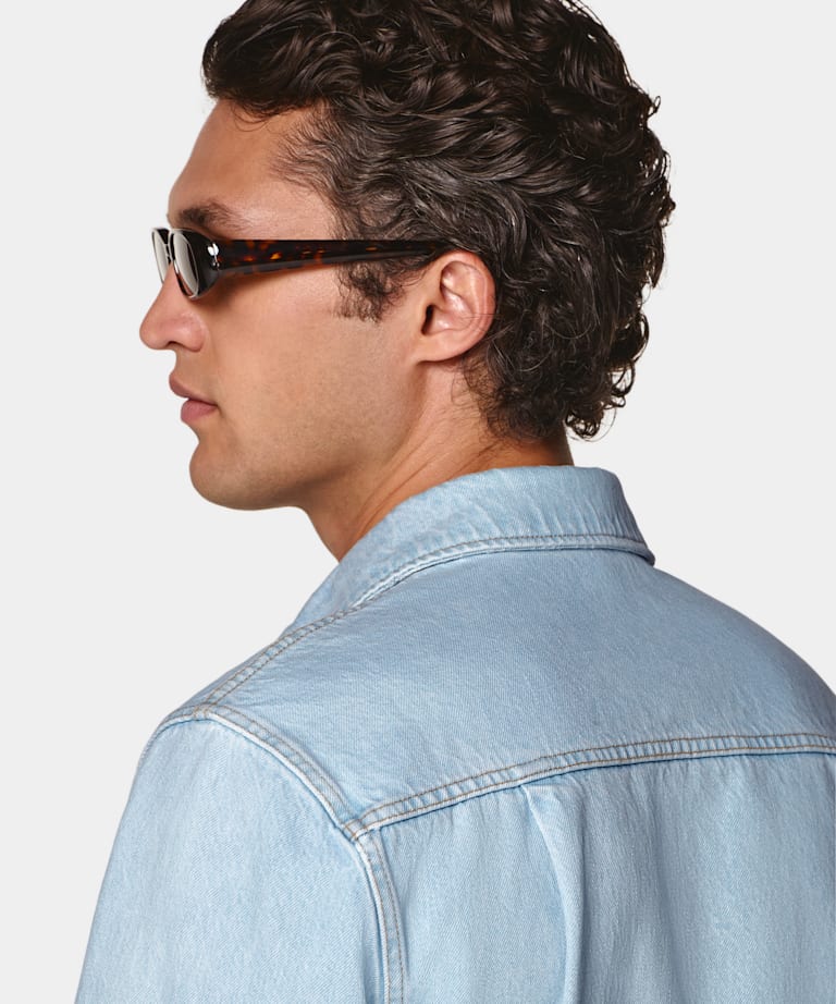 Light Blue Cotton Shirt