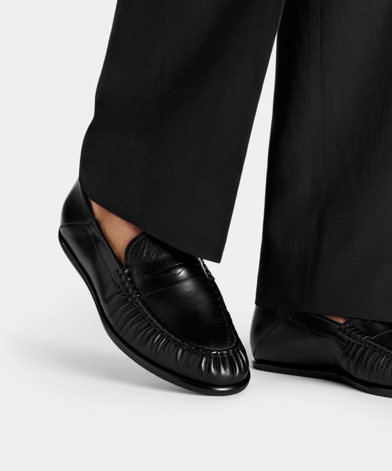 Black Penny Loafer