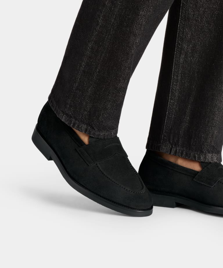 Black Penny Loafer