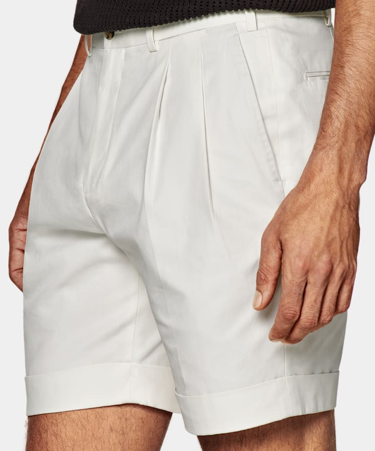 Off-White Slim Leg Shorts